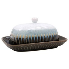 Reactive Glaze Butter Dish and Lid Platter Canister Artisan Modern Drinkware