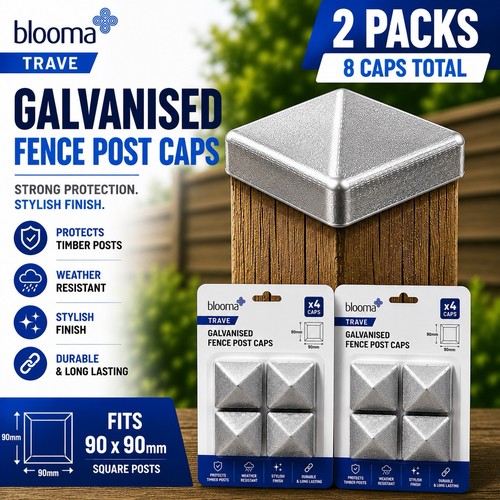 90mmx90mm galvanised fence - 8x,