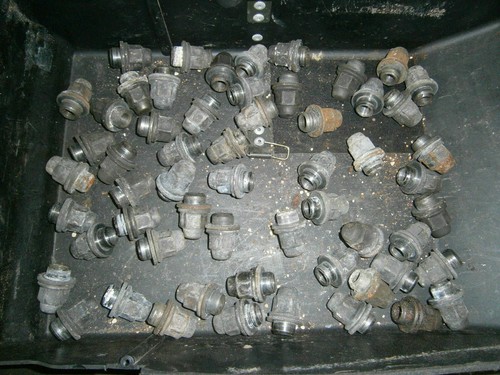Wheel nuts black warrior - wheel,