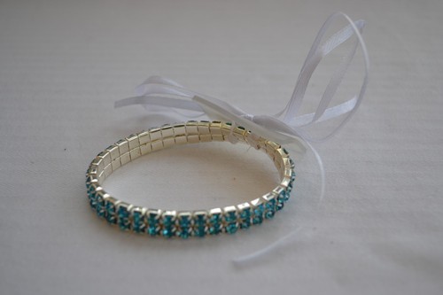 Diamante pearl crystal wrist - diamante,