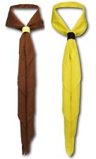 Cub Scout Boy Scout Girl Guide Uniform Neckers - Solid Colours - Adult Sizes 