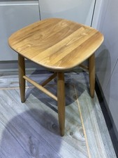 Retro Stool Solid Elm Beech “Ercol Look “ Good Quality 