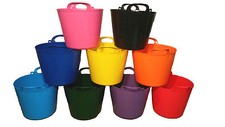 PK 5 15 LITRE FLEXI TUB / CONTAINER / FEED BUCKET / BASKET / 15L MADE IN UK