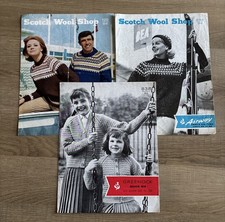 Scotch Wool Shop Vintage Knitting Patterns X 3. 125,838,894