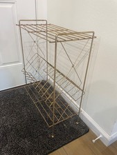 Vintage MCM Gold Tone Record