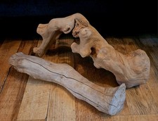 Wooden Logs Branches Reptile Decoration For Vivarium Terrarium Large Size x4