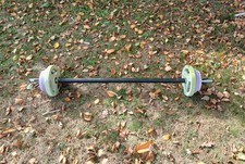 20kg Body Pump Barbell Weight Set Strength Training 2x 5KG, 2x 2.5KG & 2x 1.25KG