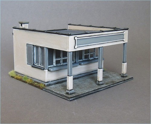 Wargaming terrain gatehouse - terrain,