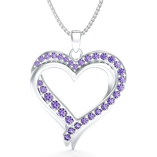 Birthstone necklace 925 - necklace,