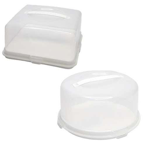 Large round square - square, cake