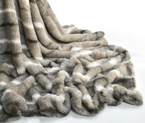Large faux fur rabbit - fur,