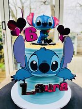 Stitch Cake Topper-  Name and