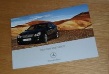 Mercedes C Class Sports Coupe Brochure 2007 C200 C220 CDI C180 C200K C230K C350