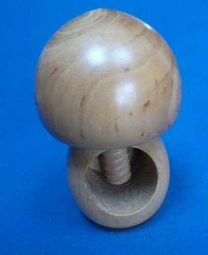 Treen wood nutcracker - treen, shaped