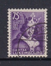 Luxembourg - SG 313 - f/u - 1933 - 75c + 10c - Child Welfare