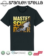 Mens Scuba Diving T-Shirt Master Scuba Diver  Cotton Equipment Gear Tee
