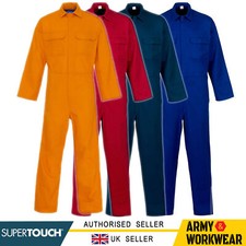 Weld-Tex FR Basic Coverall Proban by Solvay Flame Retardant Cotton Welding Mens