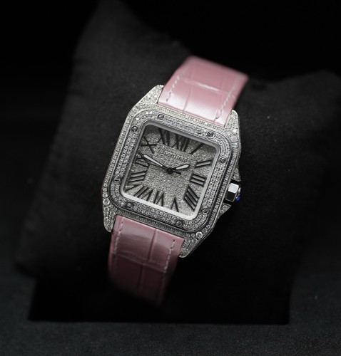 Ladies 35mm steel cartier - ladies,