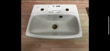 Twyford E100 Square 360 x 280mm 2 Tap Hole Handrinse Washbasin