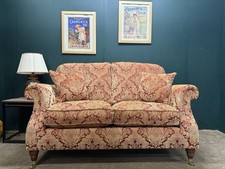 Parker Knoll Westbury 2 Seater Sofa In Balencia Antique red Fabric