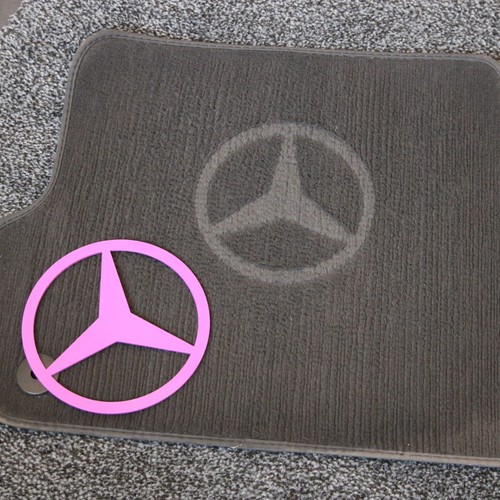 Mercedes car carpet - carpet, stencil