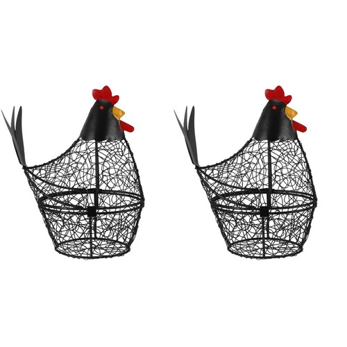 Reusable iron wire egg basket - iron,