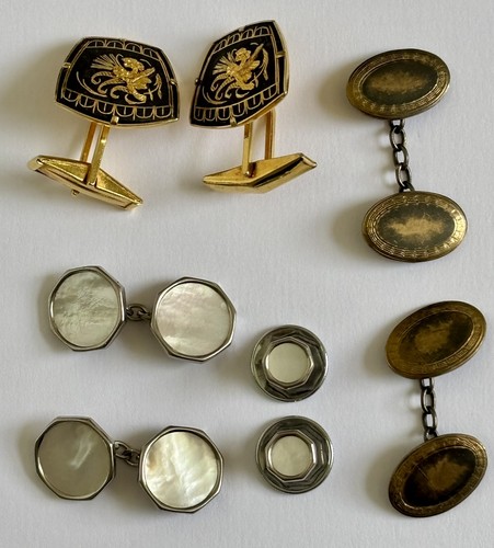 Quantity vintage cufflinks - vintage,