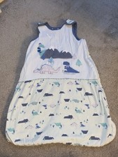 Little Newcomers Dinosaur Blue Sleeping Bag Size 6-18m 2.4 Tog