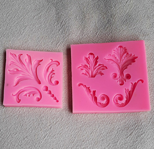 Pink flexible silicone floral - pink,