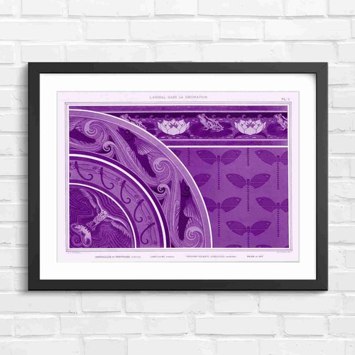 Vintage art nouveau - art, animal