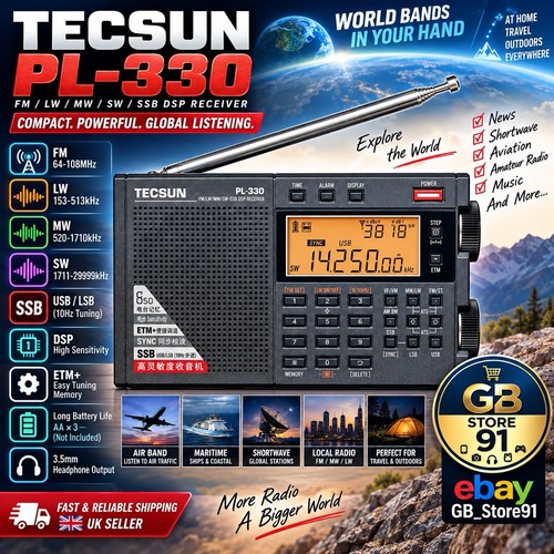 Tecsun 330 radio - tecsun, pl-330