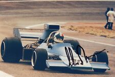 SIGNED CHRIS AMON SPANISH GP JARAMA 1974 F1 AMON AF101 PHOTOGRAPH FOTO AUTOGRAPH
