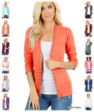 Women's Soft Snap Button Front