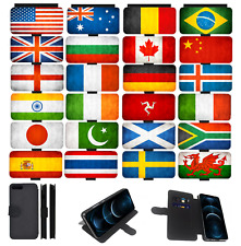 WORLD/COUNTRY FLAGS Grunge Samsung Galaxy Printed Flip /Wallet Phone Case (3