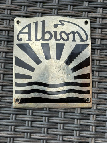 Albion enamel bus - enamel, truck