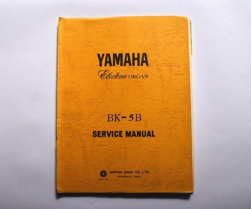 Yamaha original service - bk-5b,