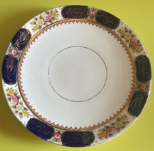 SUTHERLAND 22cm PLATE ANTIQUE IMARI STYLE BONE CHINA Hand Painted BLUE AND WHITE