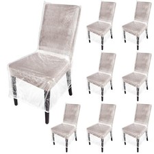 	8 Pieces Plastic Dining Chair