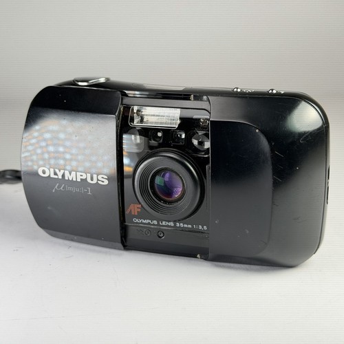 Film camera olympus mju - camera,