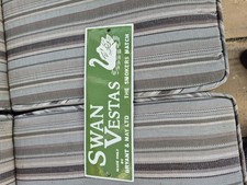 Swans Vestas Enamel Sign