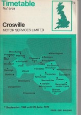 CROSVILLE BUS TIMETABLE BOOK