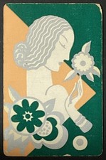 Pretty Lady Art Deco Vintage