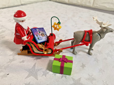 Playmobil Santa With  Reindeer  & Sleigh Loaded with Toys