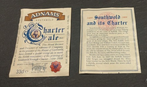 Adnams southwold charter - -,