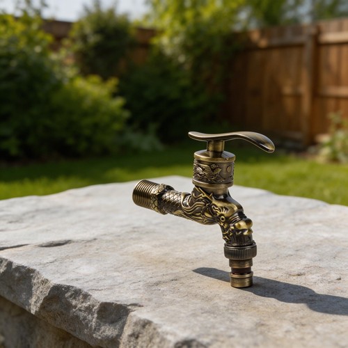 Zinc alloy garden tap inch - tap,