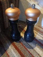salt n pepper pots black bronze