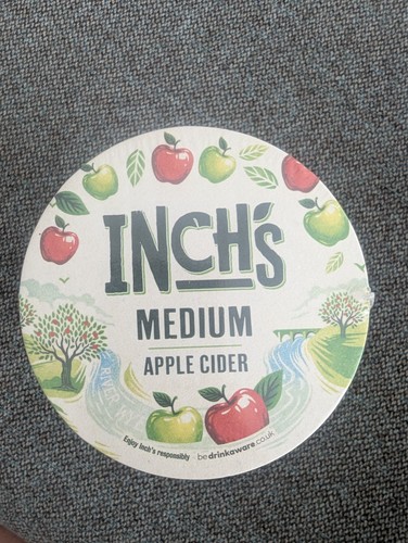 Inch cider beer mats - cider, sealed
