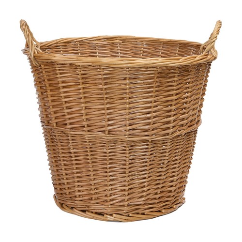 Wicker storage log basket - wicker,