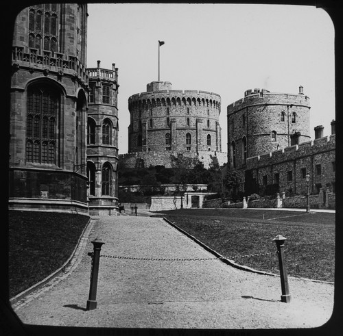 Glass magic lantern slide - magic,