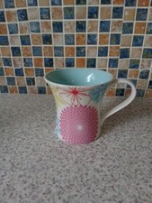 PORTMEIRION CRAZY DAISIES PORCELAIN MUG 9.5CM HIGH 10CM DIAM PORCELAIN MULTI